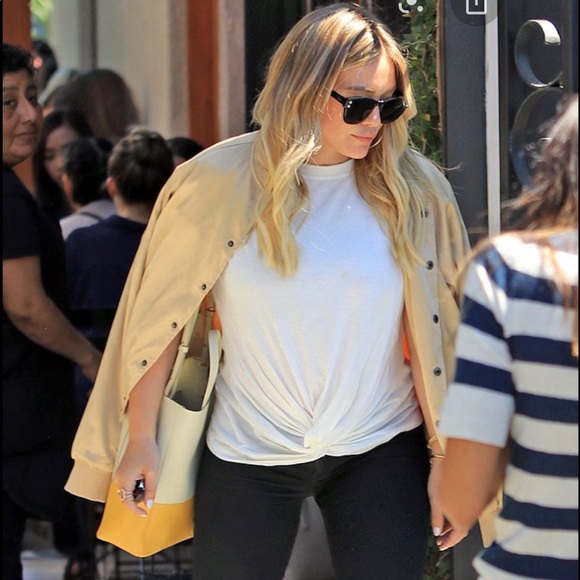 Celine lambskin vertical cabas tote bag white/sun - Picture 2 of 16